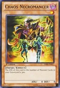 Chaos Necromancer YSKR-EN017 1st Edition Yu-Gi-Oh card from Starter Deck: Kaiba Reloaded