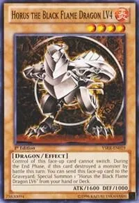 Horus the Black Flame Dragon LV4 YSKR-EN019 1st Edition Yu-Gi-Oh card from Starter Deck: Kaiba Reloaded