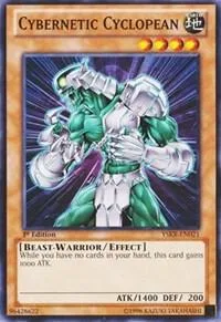 Cybernetic Cyclopean YSKR-EN021 Yu-Gi-Oh card from Starter Deck: Kaiba Reloaded