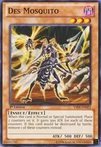 Des Mosquito YSKR-EN023 Unlimited Yu-Gi-Oh card from Starter Deck: Kaiba Reloaded