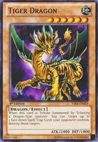 Tiger Dragon YSKR-EN024 Yu-Gi-Oh card from Starter Deck: Kaiba Reloaded
