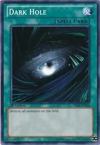 Dark Hole YSKR-EN028 1st Edition Yu-Gi-Oh card from Starter Deck: Kaiba Reloaded