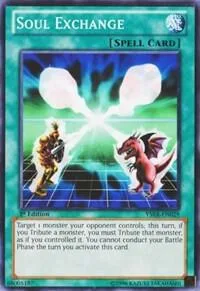 Soul Exchange YSKR-EN029 Yu-Gi-Oh card from Starter Deck: Kaiba Reloaded