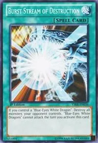 Burst Stream of Destruction YSKR-EN036 Yu-Gi-Oh card from Starter Deck: Kaiba Reloaded