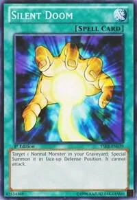 Silent Doom YSKR-EN039 Unlimited Yu-Gi-Oh card from Starter Deck: Kaiba Reloaded