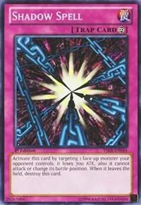 Shadow Spell YSKR-EN044 Yu-Gi-Oh card from Starter Deck: Kaiba Reloaded