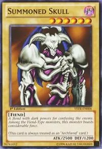 Summoned Skull YSYR-EN004 Unlimited Yu-Gi-Oh card from Starter Deck: Yugi Reloaded