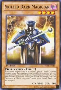 Skilled Dark Magician YSYR-EN013 Unlimited Yu-Gi-Oh card from Starter Deck: Yugi Reloaded