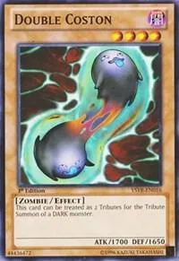 Double Coston YSYR-EN016 Unlimited Yu-Gi-Oh card from Starter Deck: Yugi Reloaded