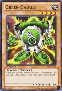 Green Gadget YSYR-EN019 Unlimited Yu-Gi-Oh card from Starter Deck: Yugi Reloaded