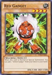Red Gadget YSYR-EN020 Unlimited Yu-Gi-Oh card from Starter Deck: Yugi Reloaded
