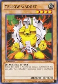 Yellow Gadget YSYR-EN021 1st Edition Yu-Gi-Oh card from Starter Deck: Yugi Reloaded