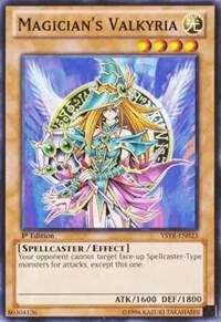 Magician's Valkyria YSYR-EN023 Unlimited Yu-Gi-Oh card from Starter Deck: Yugi Reloaded