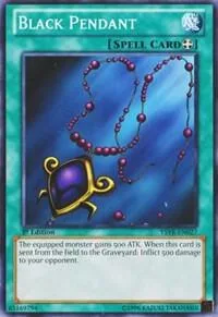 Black Pendant YSYR-EN027 Yu-Gi-Oh card from Starter Deck: Yugi Reloaded