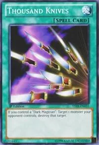 Thousand Knives YSYR-EN031 Unlimited Yu-Gi-Oh card from Starter Deck: Yugi Reloaded