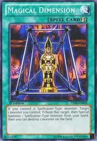 Magical Dimension YSYR-EN033 1st Edition Yu-Gi-Oh card from Starter Deck: Yugi Reloaded