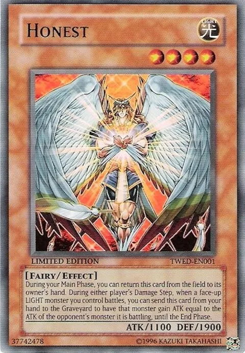 Honest TWED-EN001 Yu-Gi-Oh card from Twilight Edition