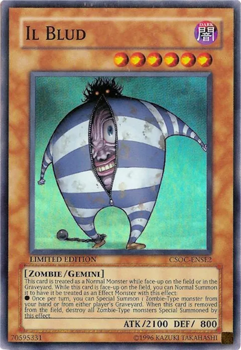 Il Blud CSOC-ENSE2 Yu-Gi-Oh card from Crossroads of Chaos