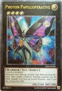 Photon Papilloperative Ultimate Rare AP02-EN002 Yu-Gi-Oh card from Astral Pack 2