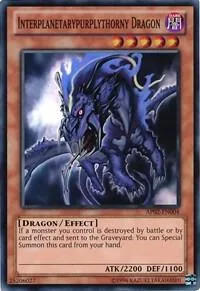 Interplanetarypurplythorny Dragon AP02-EN004 Yu-Gi-Oh card from Astral Pack 2
