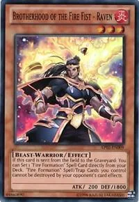 Brotherhood of the Fire Fist - Raven AP02-EN009 Yu-Gi-Oh card from Astral Pack 2