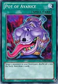Pot of Avarice AP02-EN019 Yu-Gi-Oh card from Astral Pack 2
