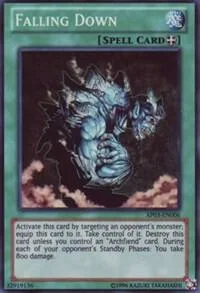 Falling Down AP03-EN006 Yu-Gi-Oh card from Astral Pack 3