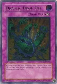 Drastic Drop Off Ultimate Rare PTDN-EN074 1st Edition Yu-Gi-Oh card from Phantom Darkness