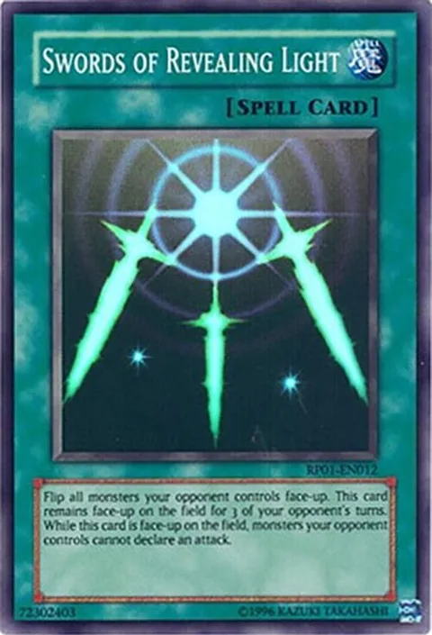 Swords of Revealing Light RP01-EN012 Yu-Gi-Oh card from Retro Pack
