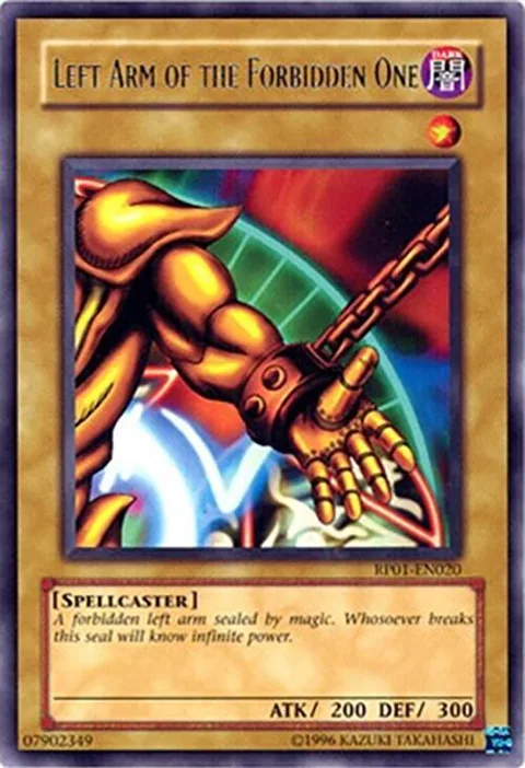 Left Arm of the Forbidden One RP01-EN020 RP01 Unlimited Rare Yu-Gi-Oh card from Retro Pack
