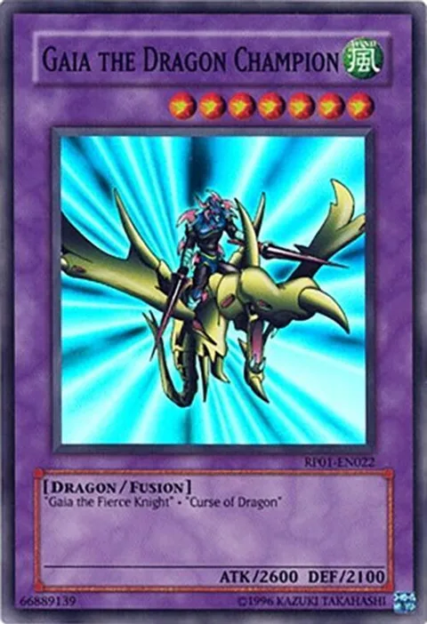 Gaia the Dragon Champion RP01-EN022 Yu-Gi-Oh card from Retro Pack