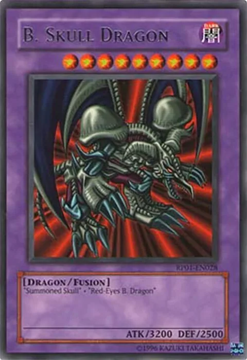 B. Skull Dragon RP01-EN028 RP01 Unlimited Rare Yu-Gi-Oh card from Retro Pack
