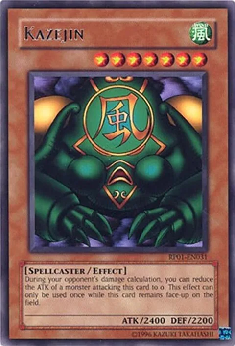 Kazejin RP01-EN031 Yu-Gi-Oh card from Retro Pack