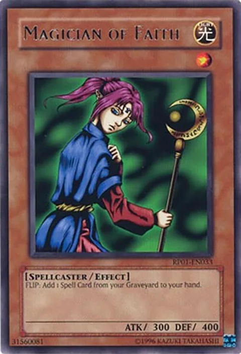 Magician of Faith RP01-EN033 RP01 Unlimited Rare Yu-Gi-Oh card from Retro Pack