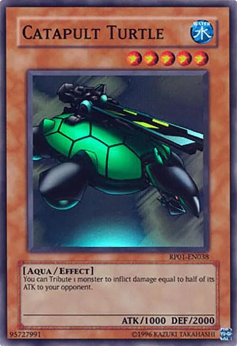 Catapult Turtle RP01-EN038 Yu-Gi-Oh card from Retro Pack