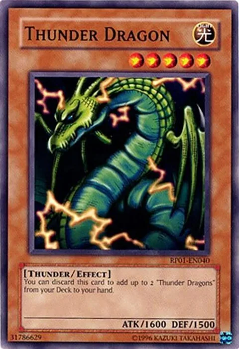Thunder Dragon RP01-EN040 RP01 Unlimited Common Yu-Gi-Oh card from Retro Pack