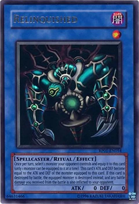 Relinquished RP01-EN054 RP01 Unlimited Ultra Rare Yu-Gi-Oh card from Retro Pack