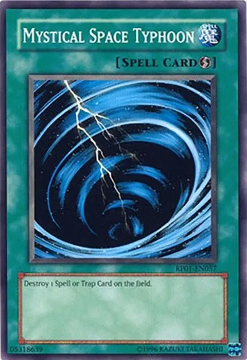 Mystical Space Typhoon RP01-EN057 Yu-Gi-Oh card from Retro Pack