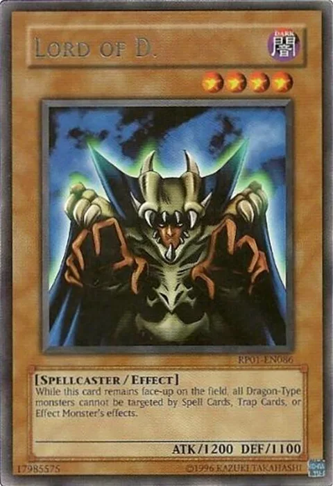 Lord of D. RP01-EN086 Yu-Gi-Oh card from Retro Pack