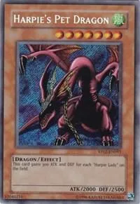 Harpie's Pet Dragon RP02-EN093 RP02 Unlimited Secret Rare Yu-Gi-Oh card from Retro Pack 2