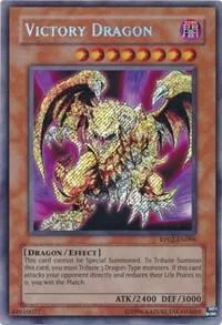Victory Dragon RP02-EN098 RP02 Unlimited Secret Rare Yu-Gi-Oh card from Retro Pack 2
