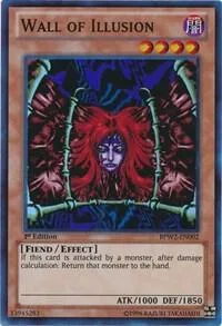 Wall of Illusion BPW2-EN002 Yu-Gi-Oh card from Battle Pack 2: War of the Giants Round 2