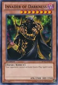 Invader of Darkness BPW2-EN010 Yu-Gi-Oh card from Battle Pack 2: War of the Giants Round 2