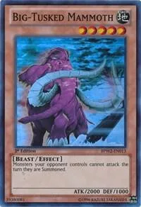Big-Tusked Mammoth BPW2-EN013 Yu-Gi-Oh card from Battle Pack 2: War of the Giants Round 2