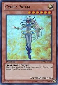 Cyber Prima BPW2-EN017 Yu-Gi-Oh card from Battle Pack 2: War of the Giants Round 2