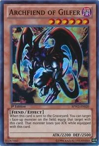 Archfiend of Gilfer BPW2-EN020 Yu-Gi-Oh card from Battle Pack 2: War of the Giants Round 2