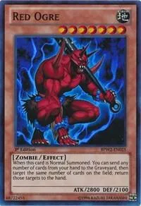 Red Ogre BPW2-EN025 Yu-Gi-Oh card from Battle Pack 2: War of the Giants Round 2