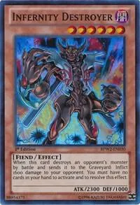 Infernity Destroyer BPW2-EN030 Yu-Gi-Oh card from Battle Pack 2: War of the Giants Round 2
