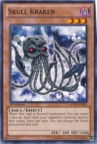 Skull Kraken BPW2-EN041 Yu-Gi-Oh card from Battle Pack 2: War of the Giants Round 2