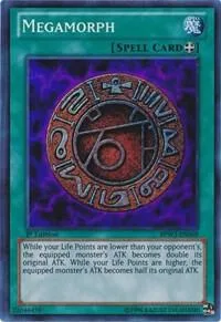 Megamorph BPW2-EN069 1st Edition Yu-Gi-Oh card from Battle Pack 2: War of the Giants Round 2